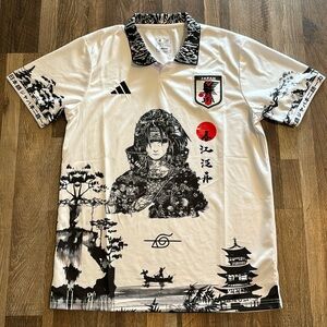 (SOLD) Adidas - Men’s Medium - Itachi Uchiha (Rogue) - Collared Soccer Jersey